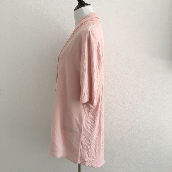 H by Halston Rose Pink Tunic size L High Low - Picture 3 of 6